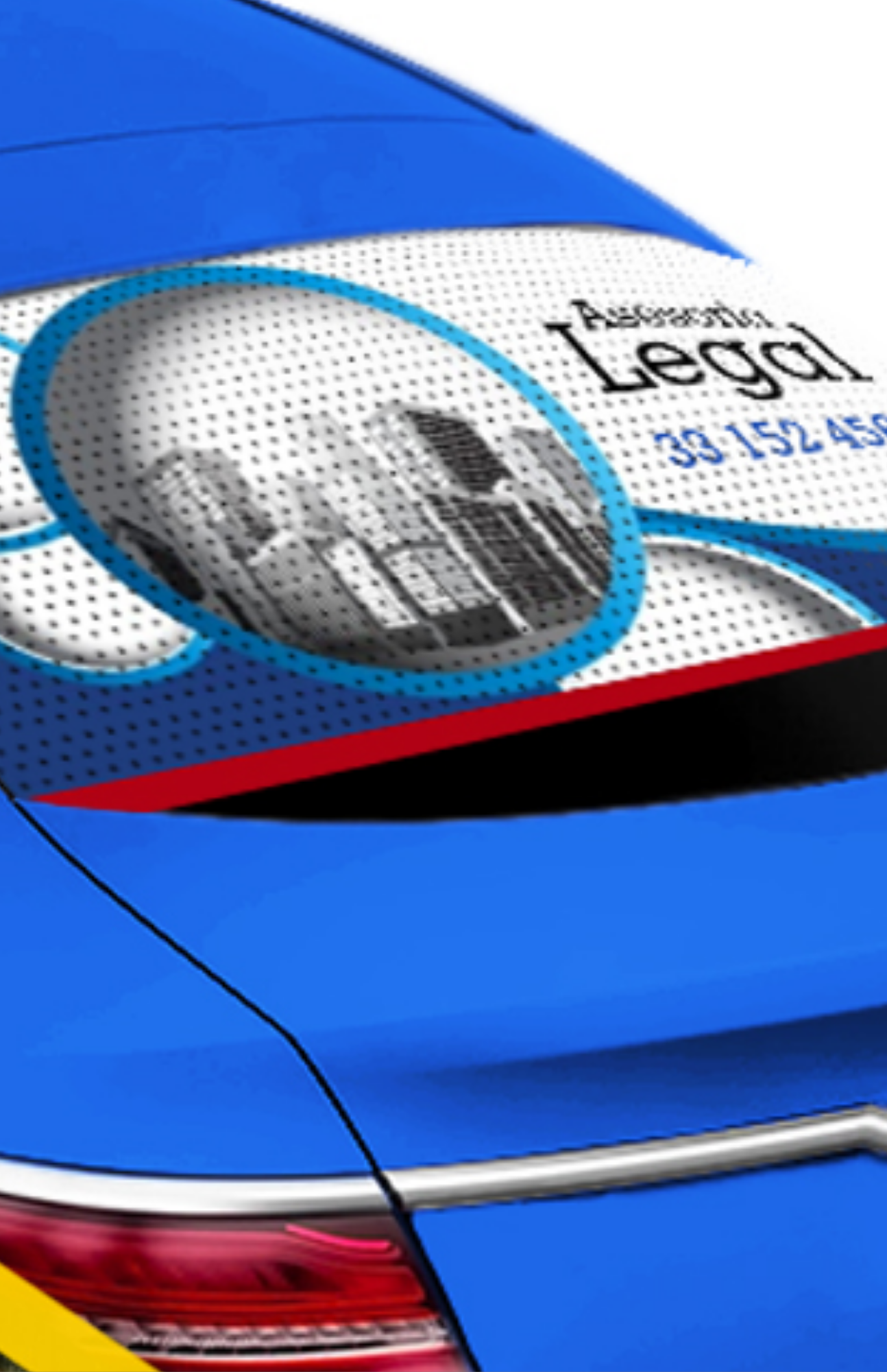 Perforated Vinyl for Cars